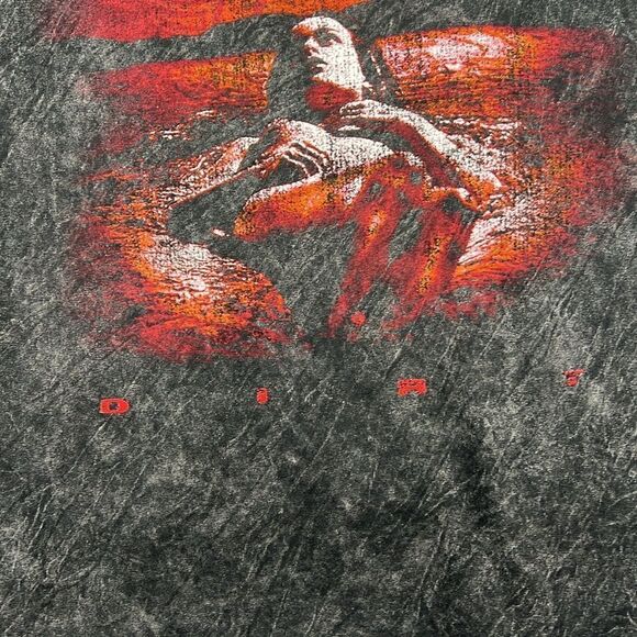🔥🔥 “NWT” ALICE IN CHAINS Band Dirt Tour Concert Tee Black Acid Wash Sz Lg - NE - Picture 6 of 9